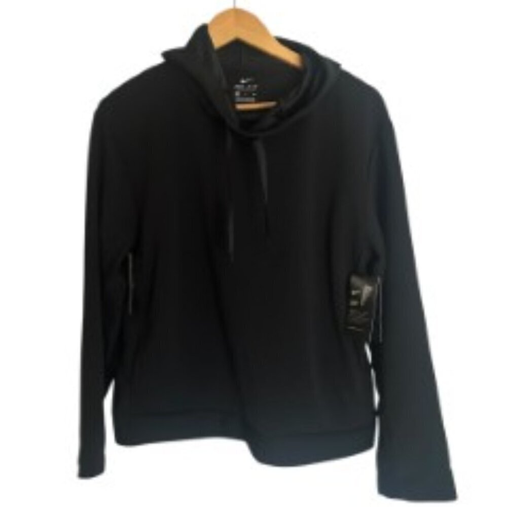 NWT Nike Dri-Fit Black Loose Fit Training Hoodie Small